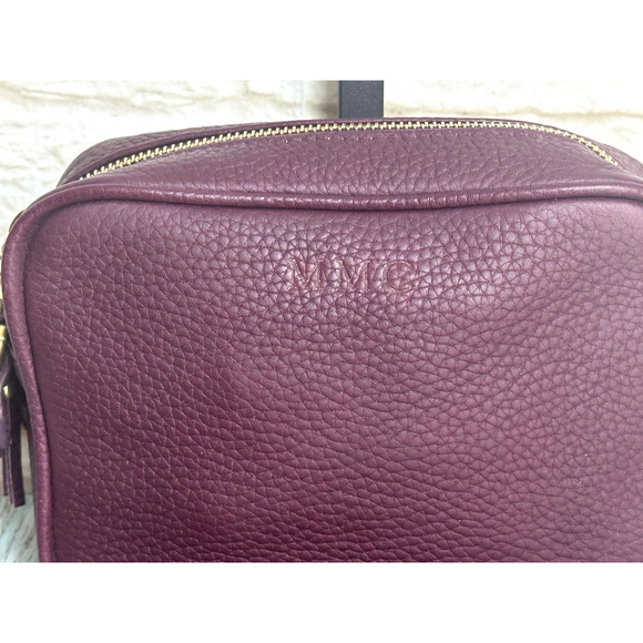 Gigi Crossbody Handbag‎ Women's Leather Camera Handbag Burgundy Wine Small - Picture 4 of 16